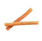 Two cinnamon churros