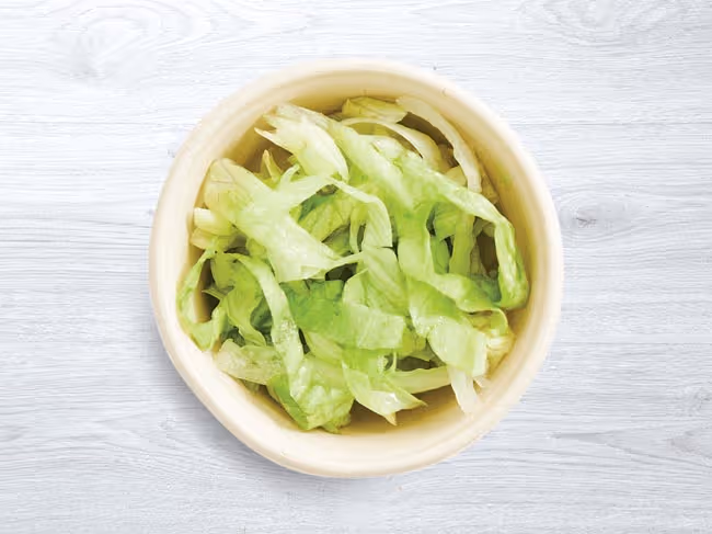Extra iceberg side in a dish