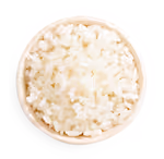 Extra white rice side in a dish