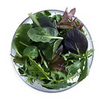 A side of mesulin mix salad