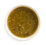 Tomatillo side in a dish