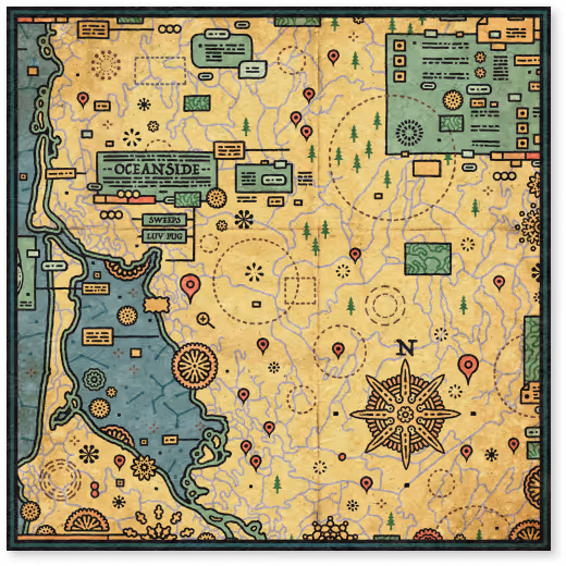 Sweeps & luv pug - Oceanside