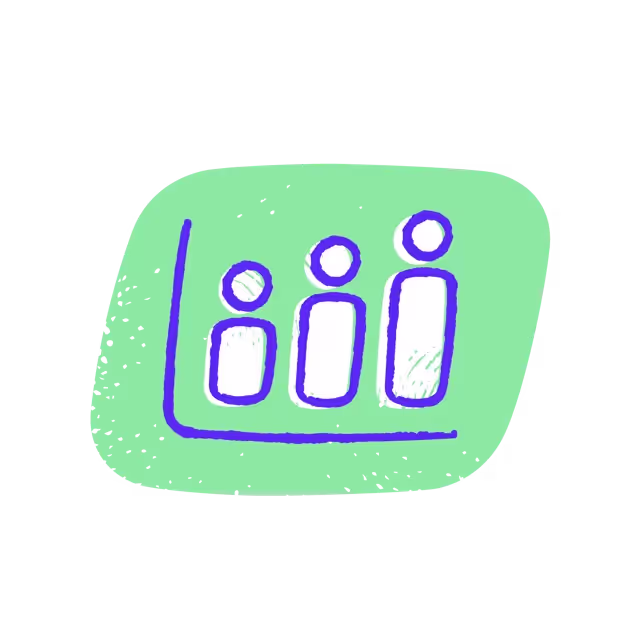 Pictogram productiviteitsgegevens