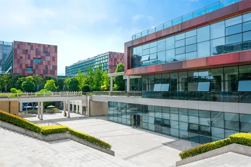 Commercial building in contemporary architectural style