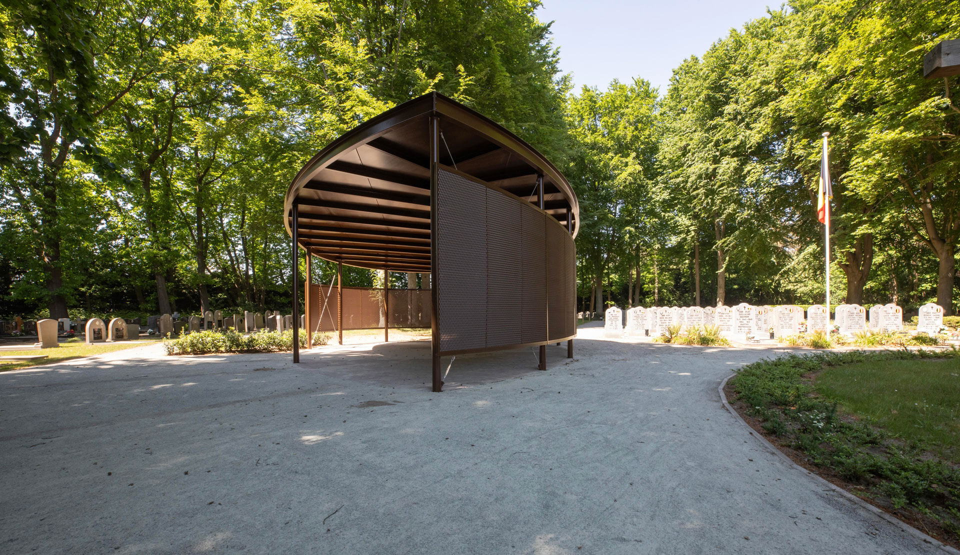 BOND. Architectuur - Publiek - Westerlo - paviljoen begraafplaats
