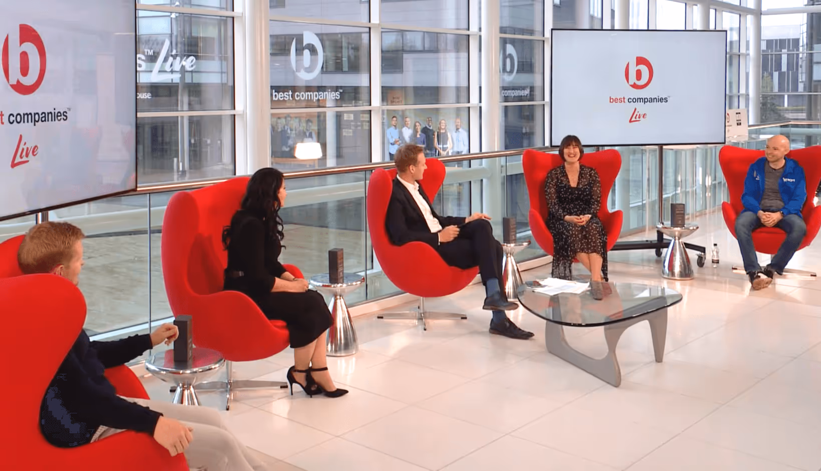 Best Companies employee 'Wellbeing' feature during Best Companies Live Event