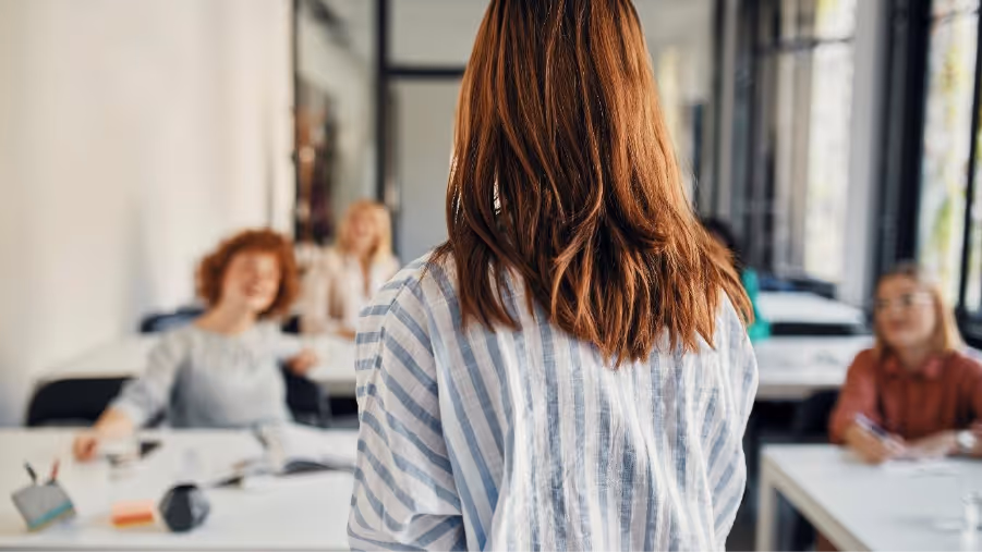 Peacock with colorful feathers