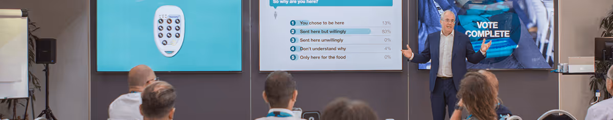 Best companies CEO Jonathan Austin presenting an Engagement Workshop