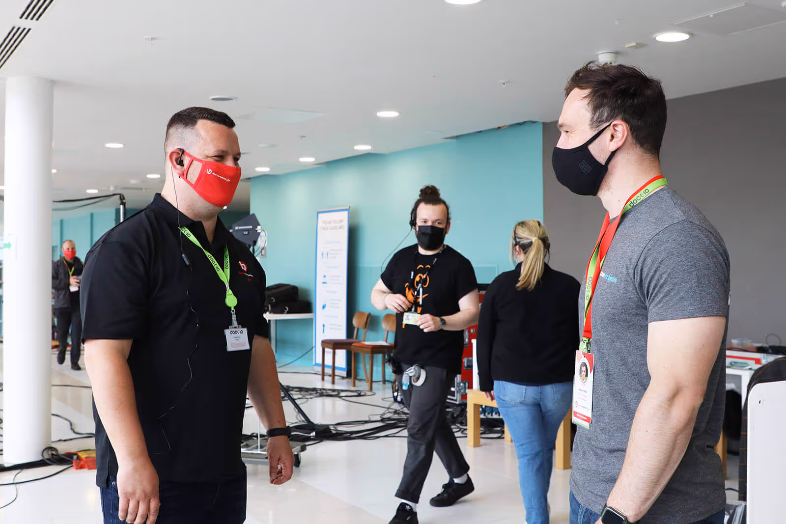 Event team at Best Companies Live talking behind the scene 