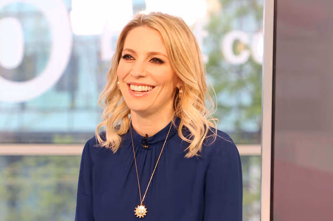 Presenter and actress Jemma Bolt on set at Best Companies Live