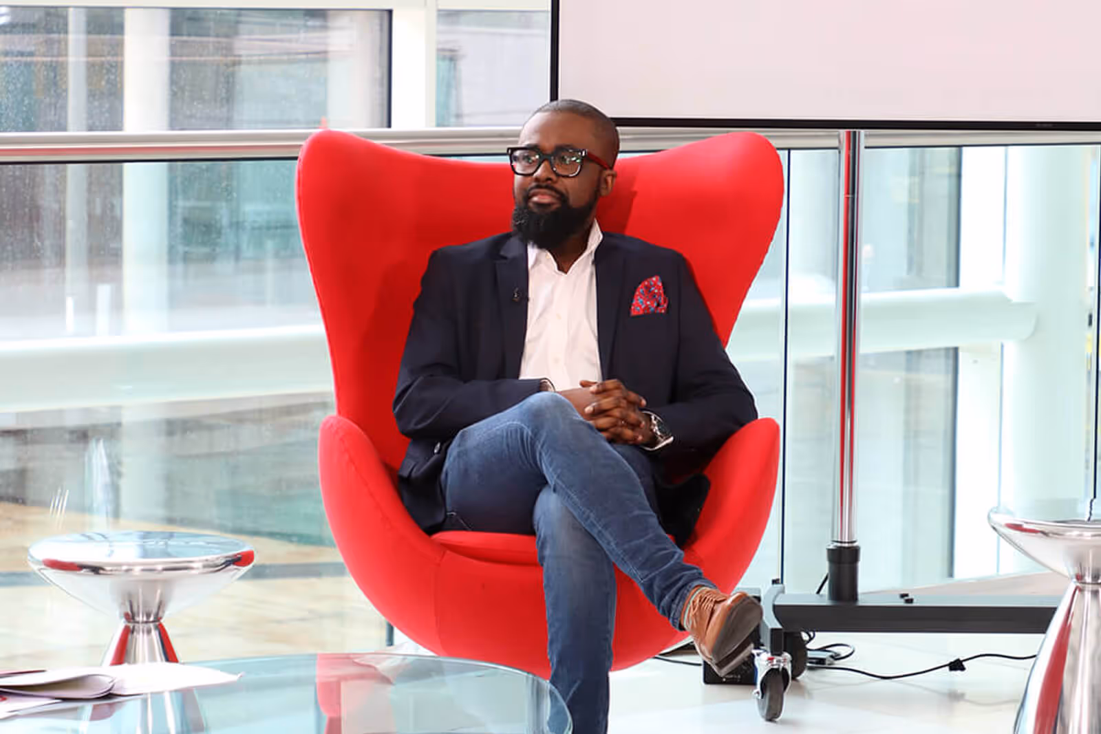 Softwire's Yemi Olagbaiye onset at Best Companies Live