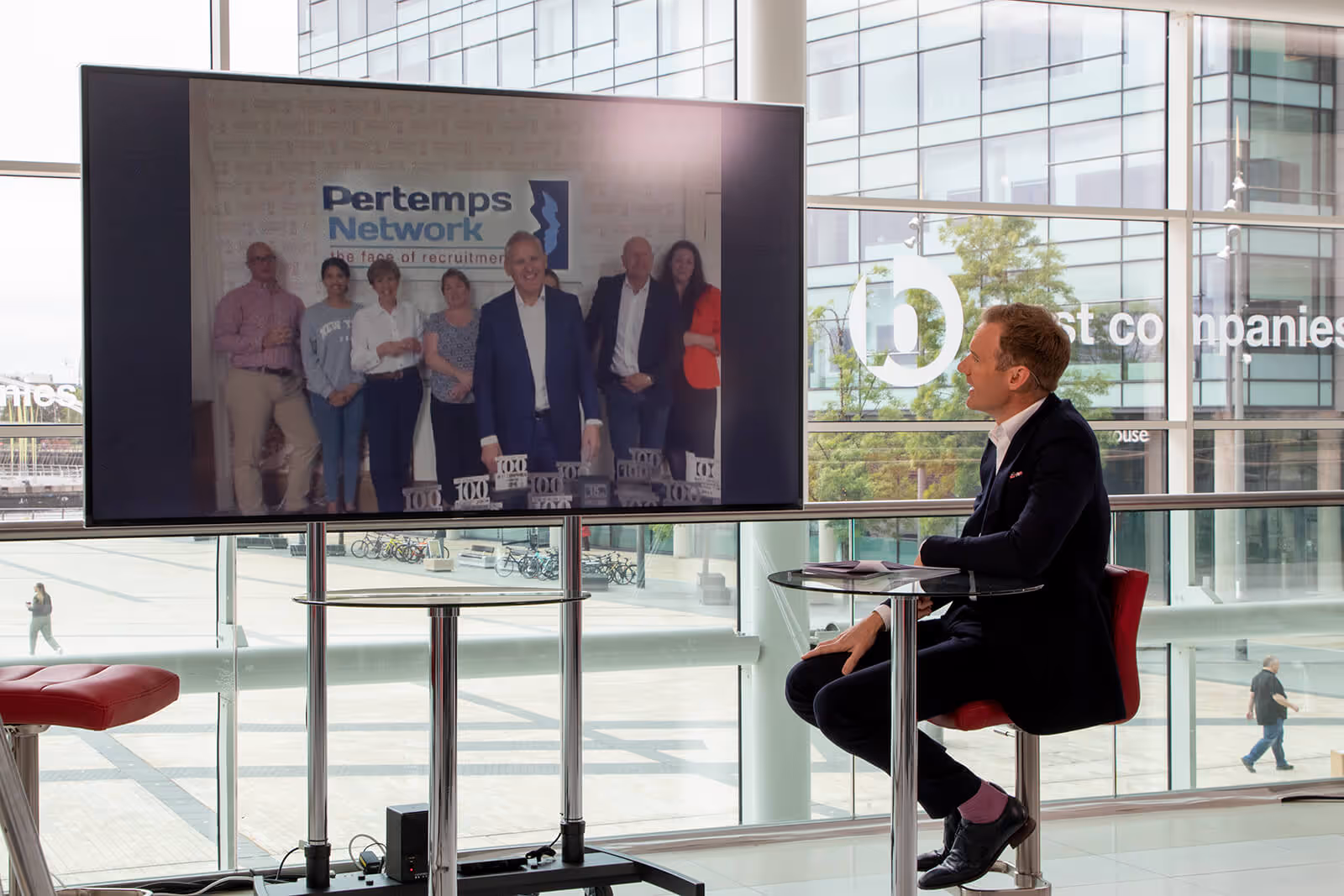 Best Companies Live at Media City UK setup