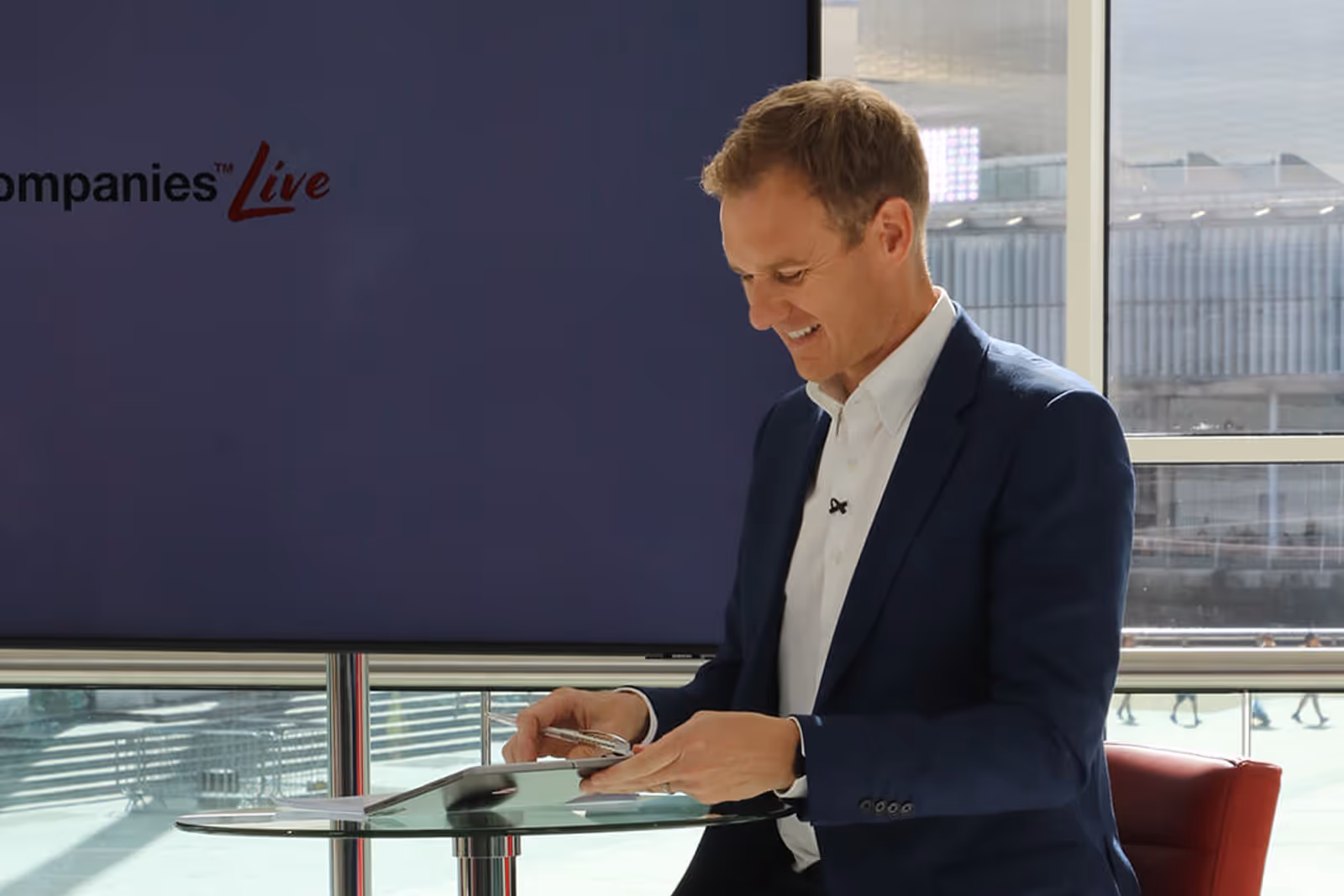 Best Companies Live host Dan Walker