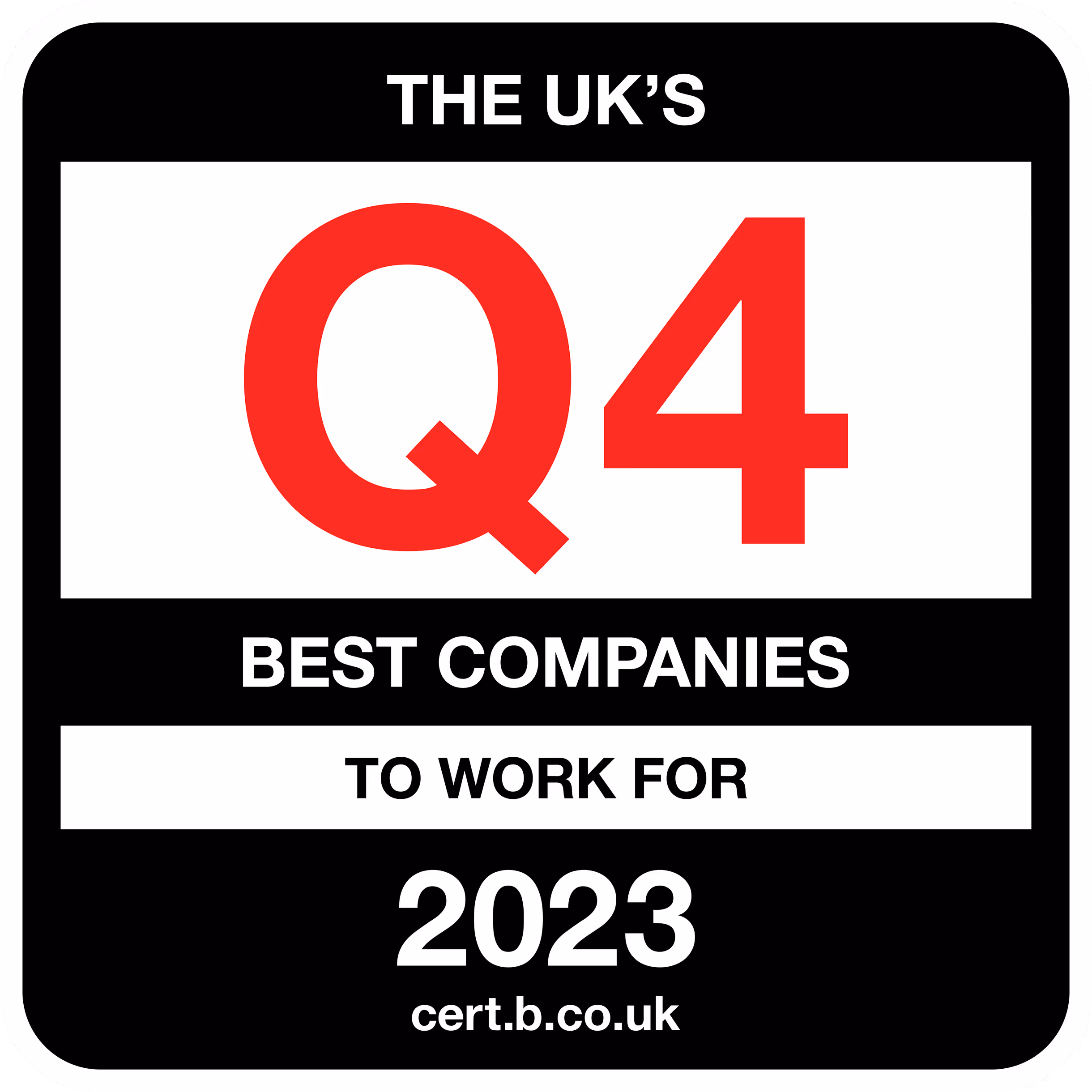 The UK's 100 Best Large Companies to Work For 202 list logo