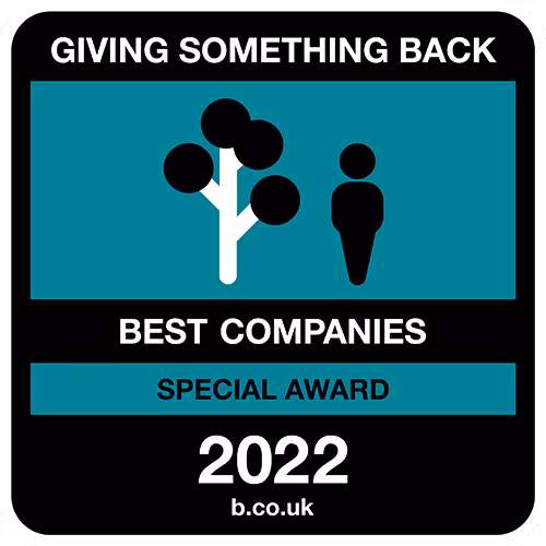 Best Companies Giving Something Back Special Award logo