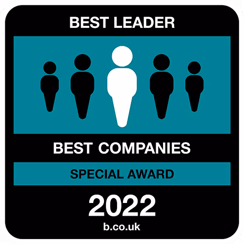 Best Companies Best Leader Special Award logo
