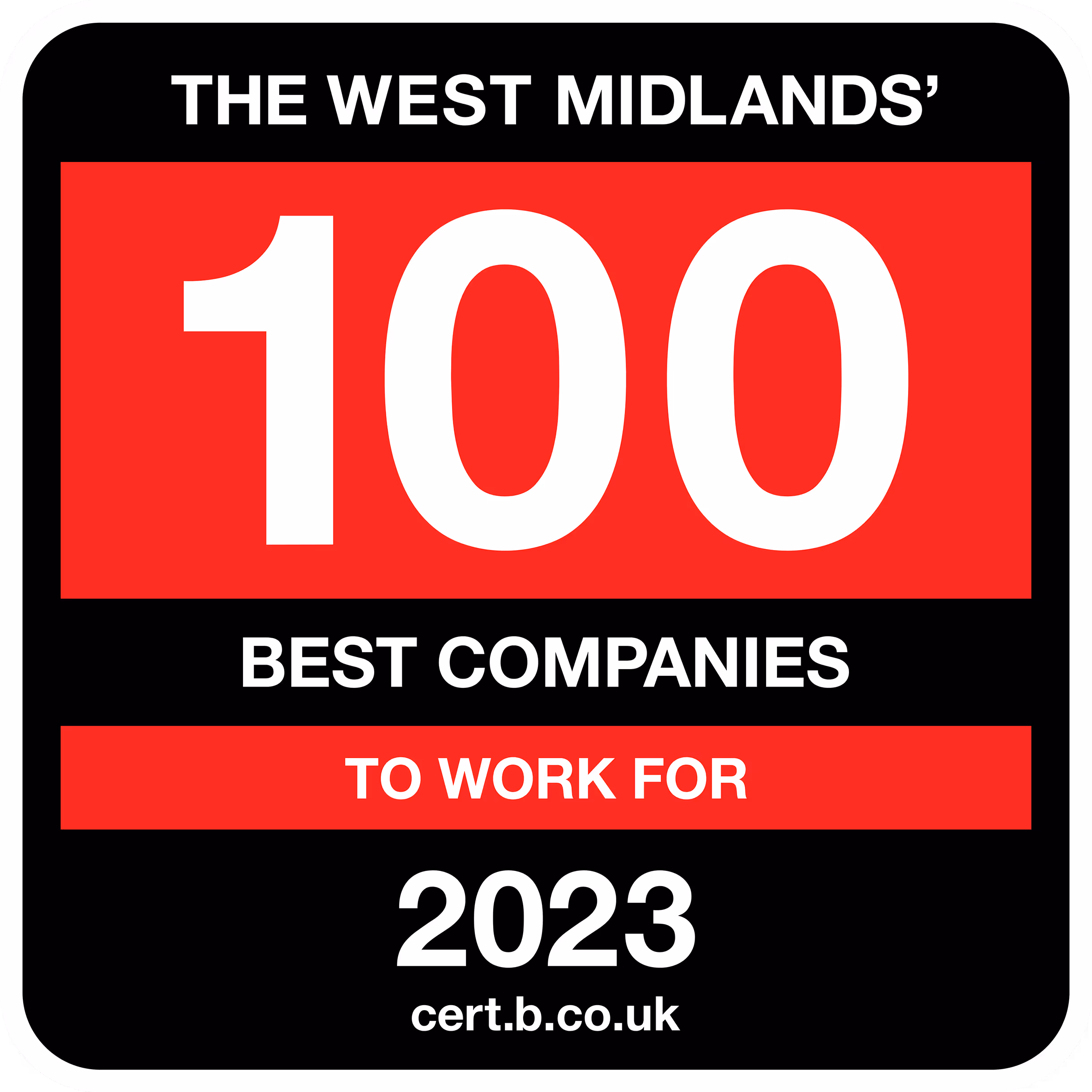 The West Midlands' Best Companies to Work for Logo