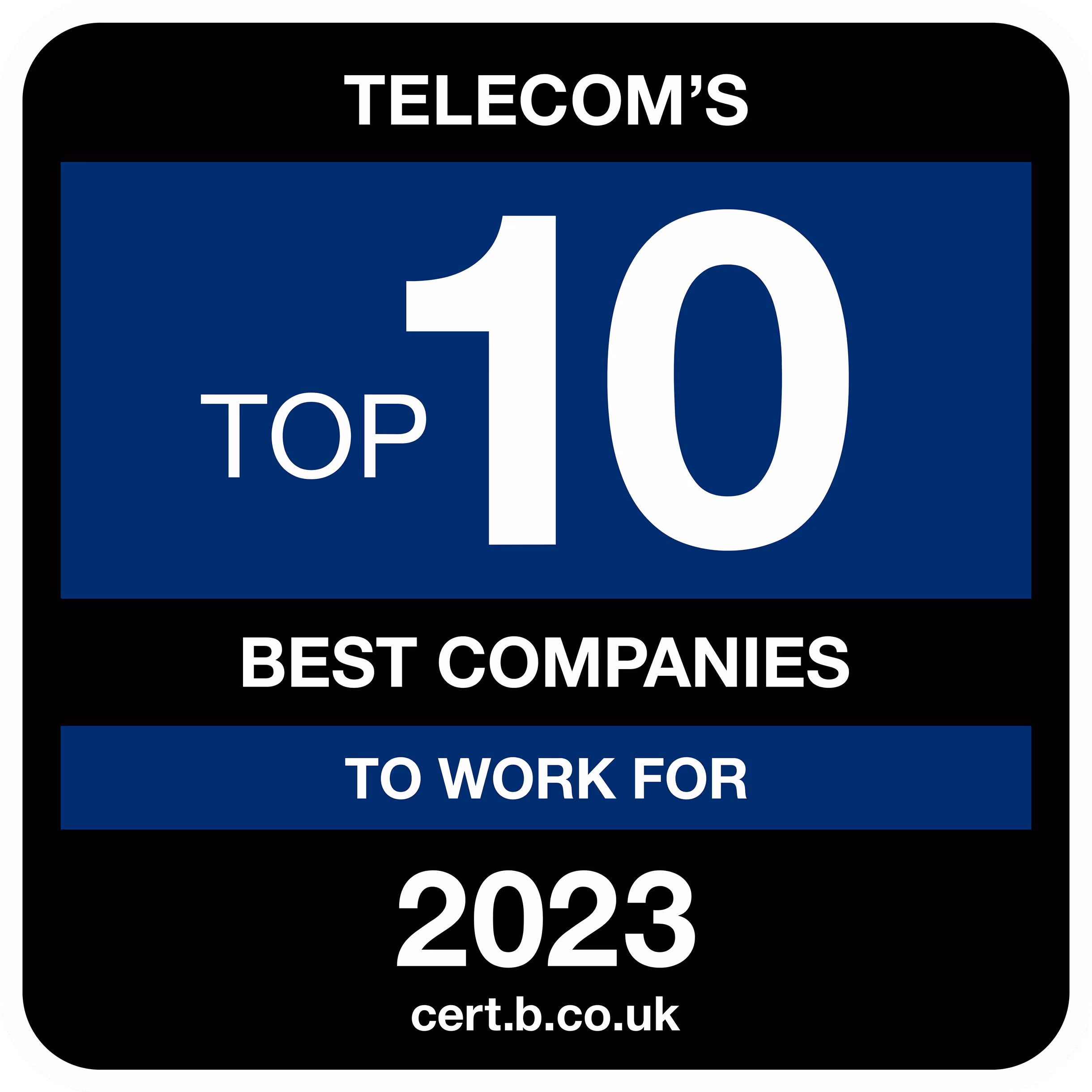 Telecom's Best Companies to Work for Logo