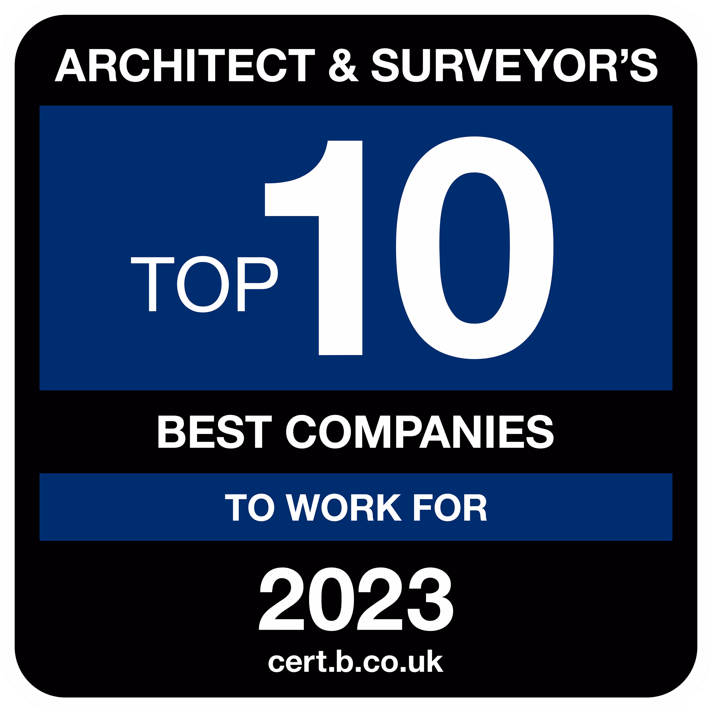 Architects & Surveyor's Best Companies to Work For Logo