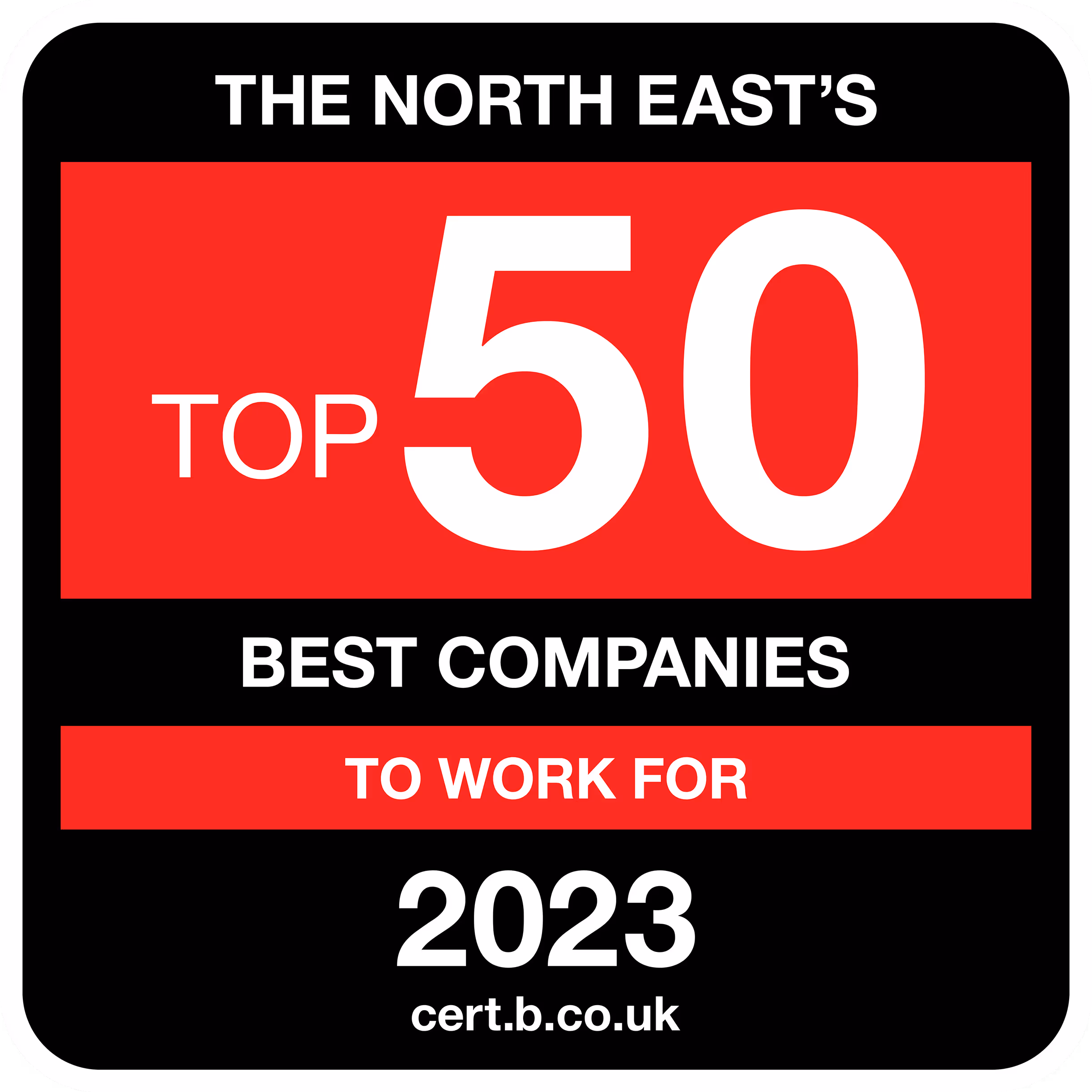 The North East's Best Companies to Work for Logo