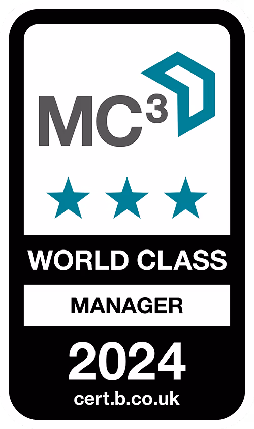 MC3 World Class Manager Accreditation logo