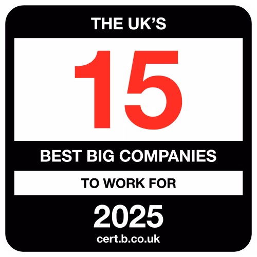 The UK's Best Big Companies to Work For 2022 list logo