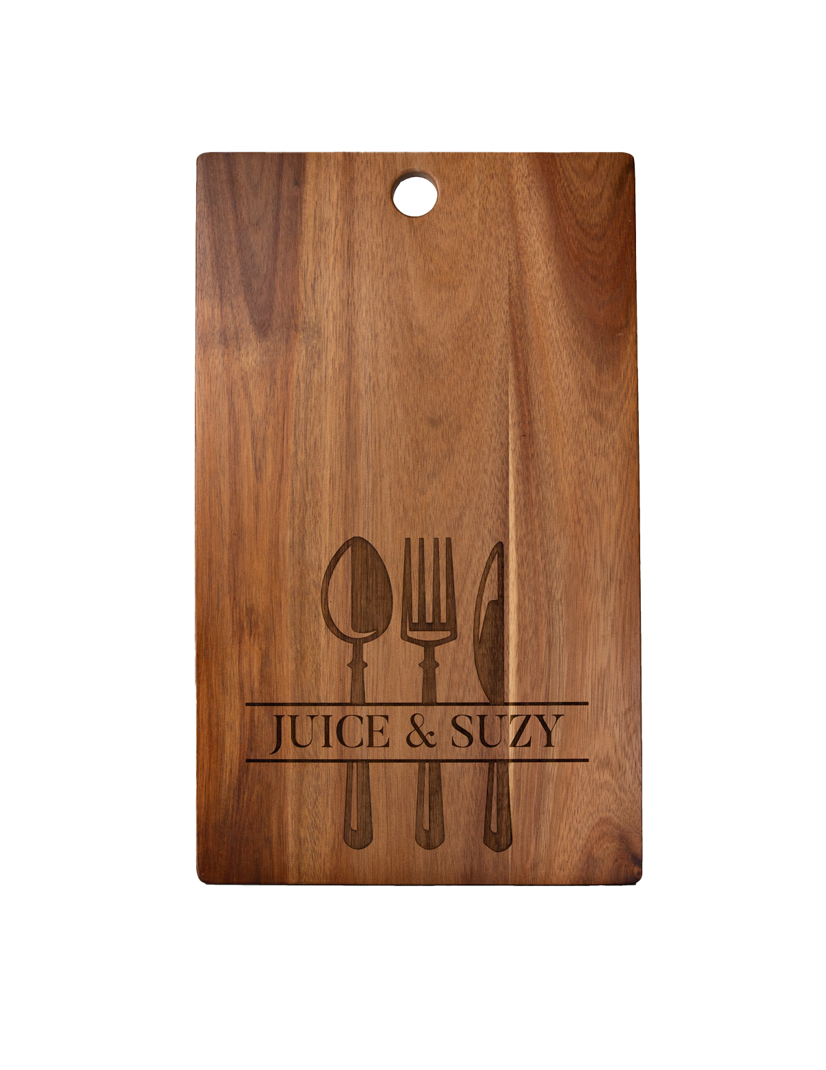 personalized cutting board option 2