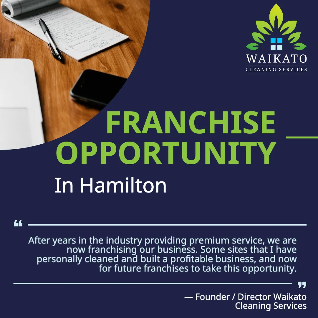 Waikato Cleaning Services franchise opportunity in Hamilton