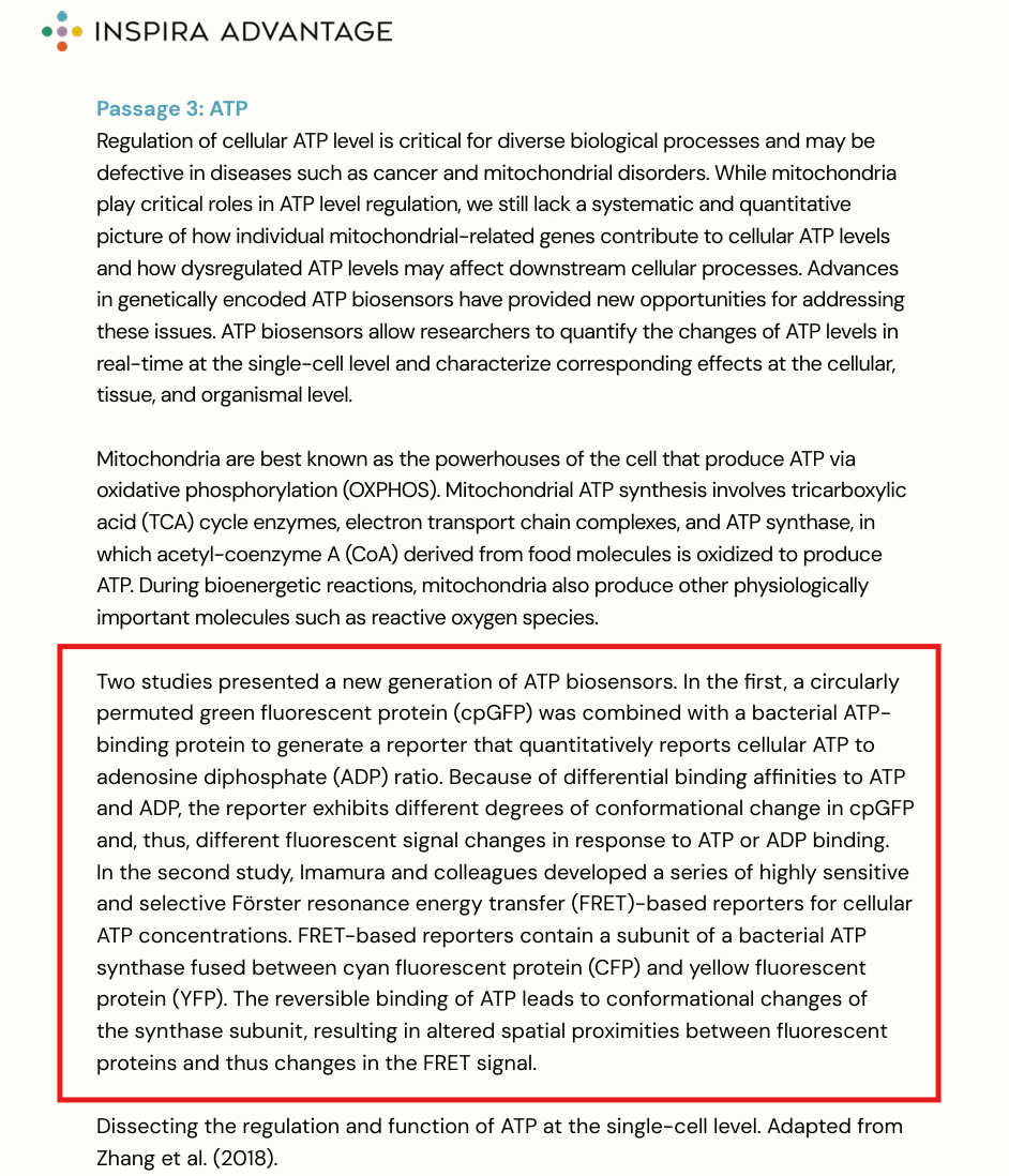 MCAT Chemical and Physical Foundations of Biological Systems Passage 3 experimental paragraph