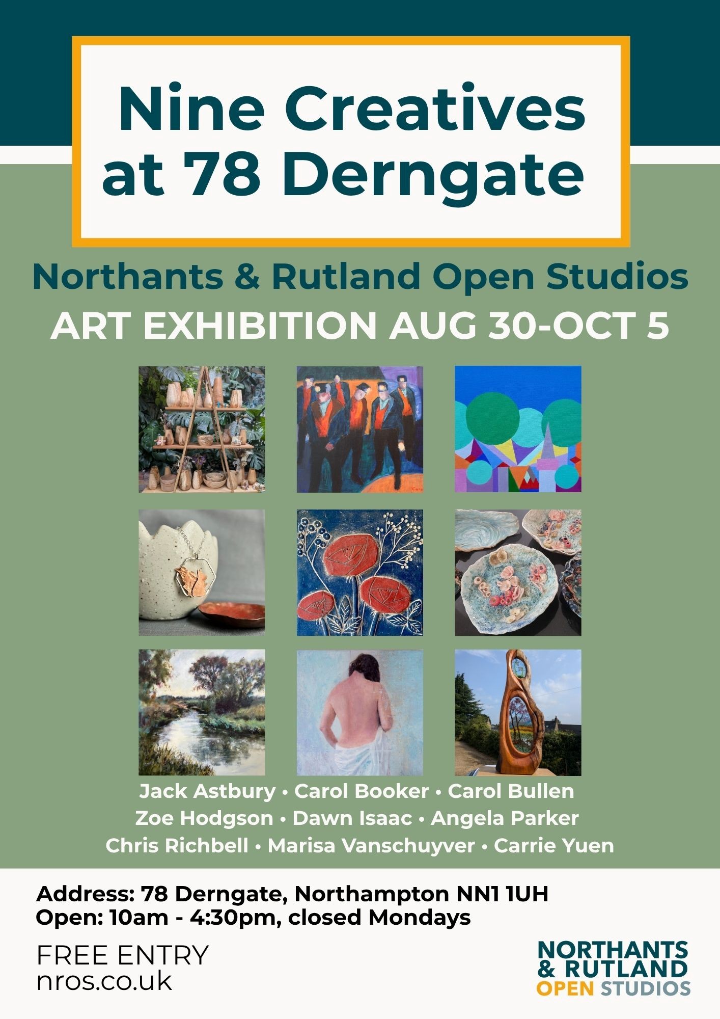 Nine Creatives @ 78 Derngate