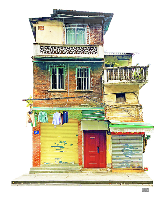 Colourful cutout - by Barry Roberts