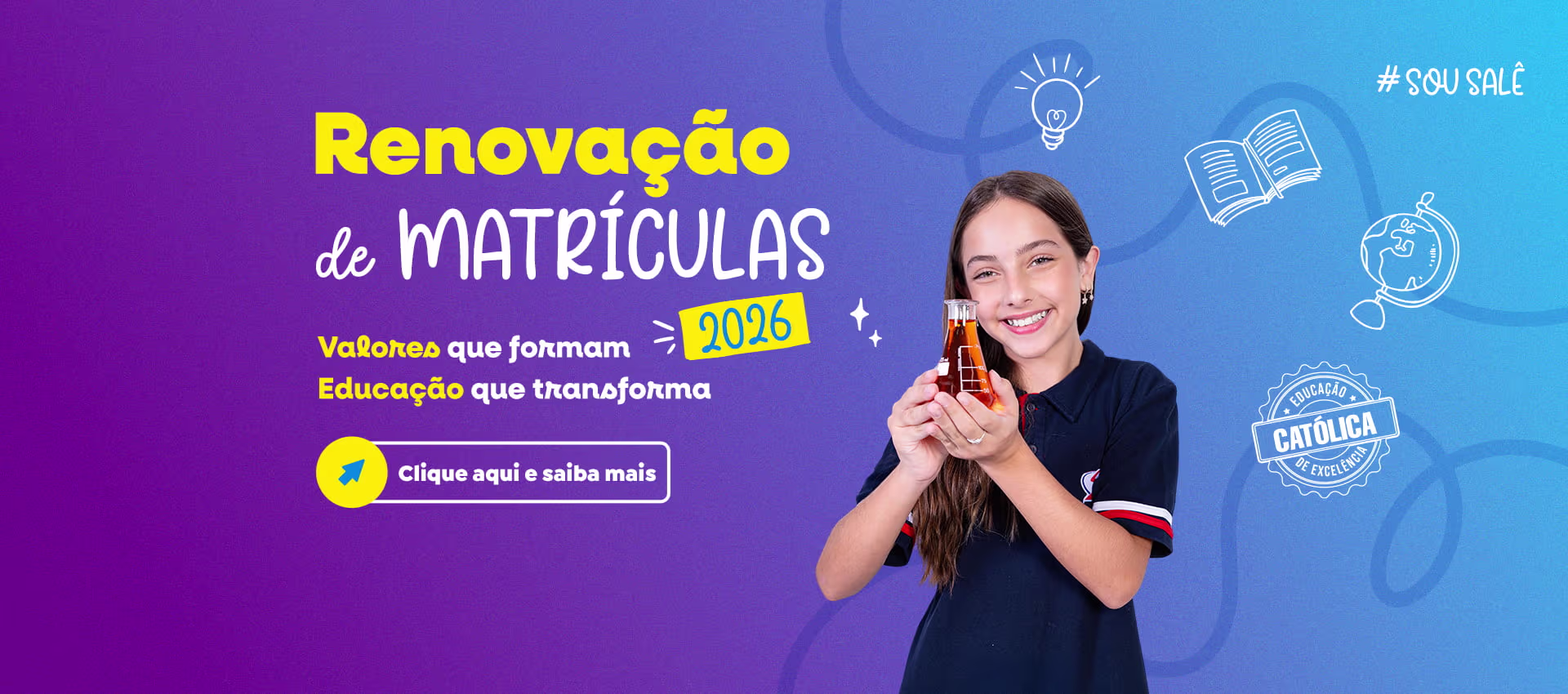 Renovação de Matriculas 2026 com condições especiais!