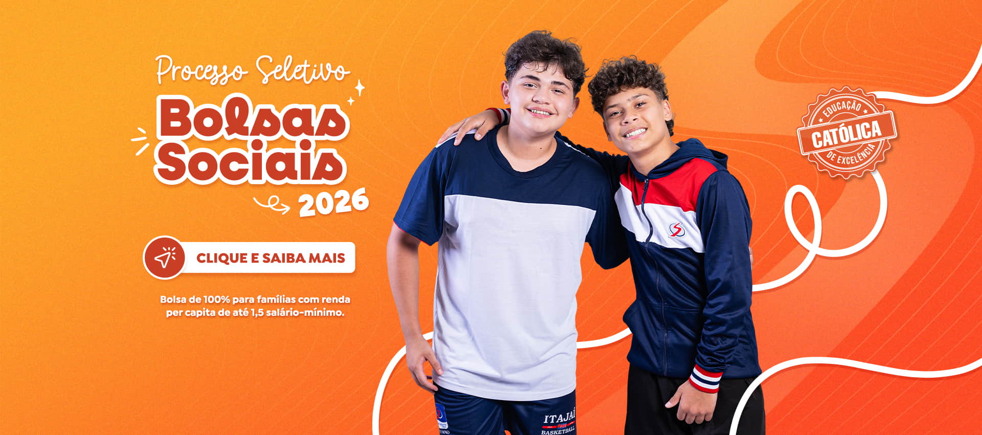 Processo Seletivo de Bolsas Sociais 2026