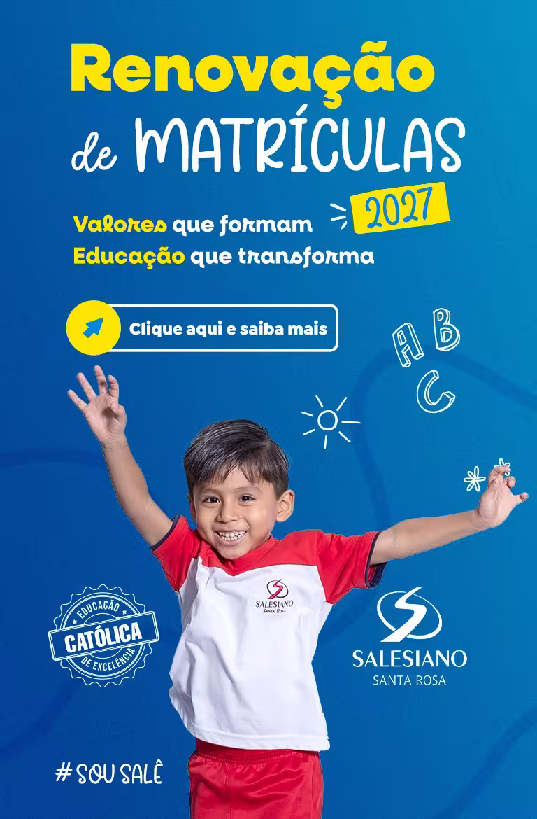 Renovação de Matrículas 2027 - Acesse o Portal do aluno! 