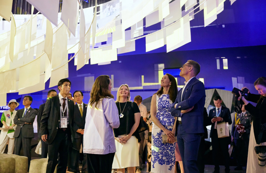 Osakan maailmannäyttelyyn osallistuminen tuotti lähes 800 Suomi-aiheista artikkelia Japanissa