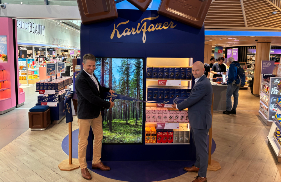Fazer avasi lentokentälle elämyksellisen shop-in-shopin, jossa hemmotellaan myös hajuaistia