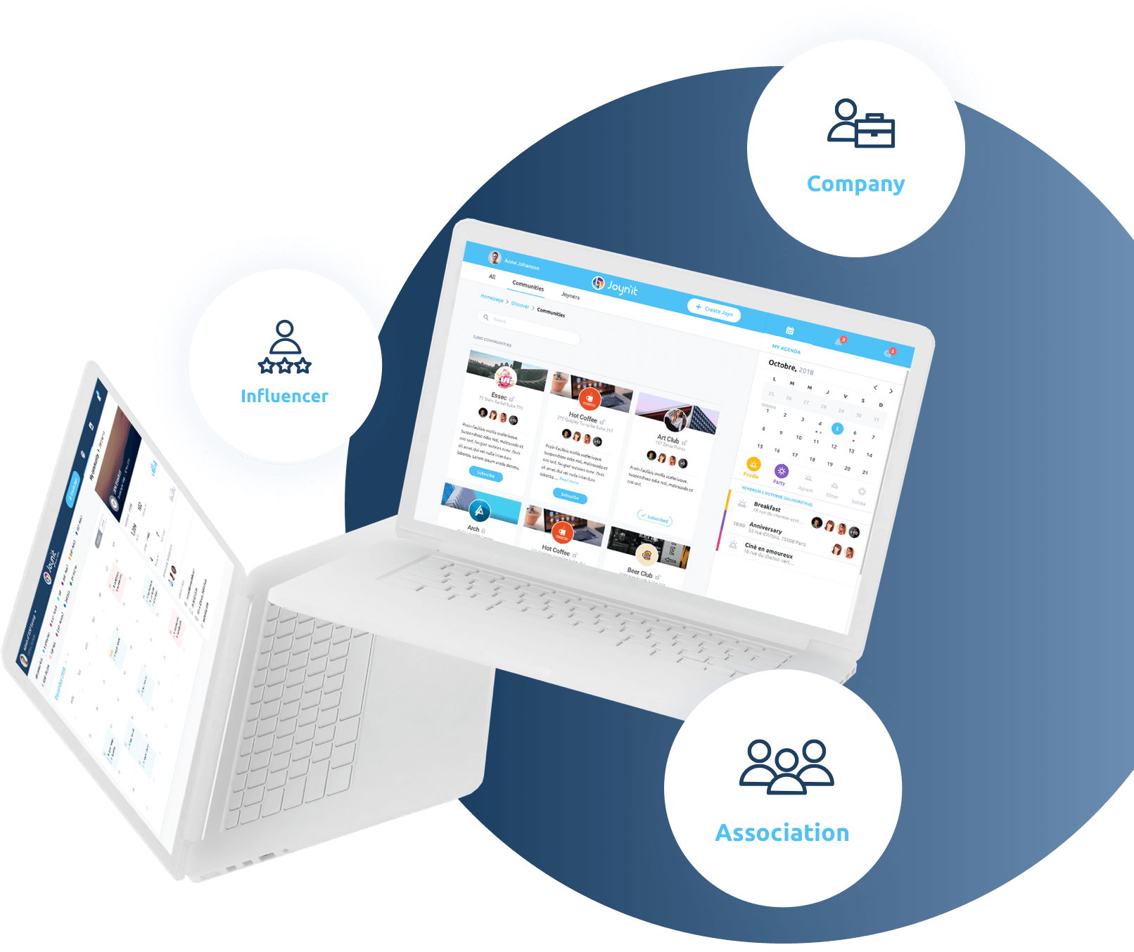 Calendrier partagé  - Joynit