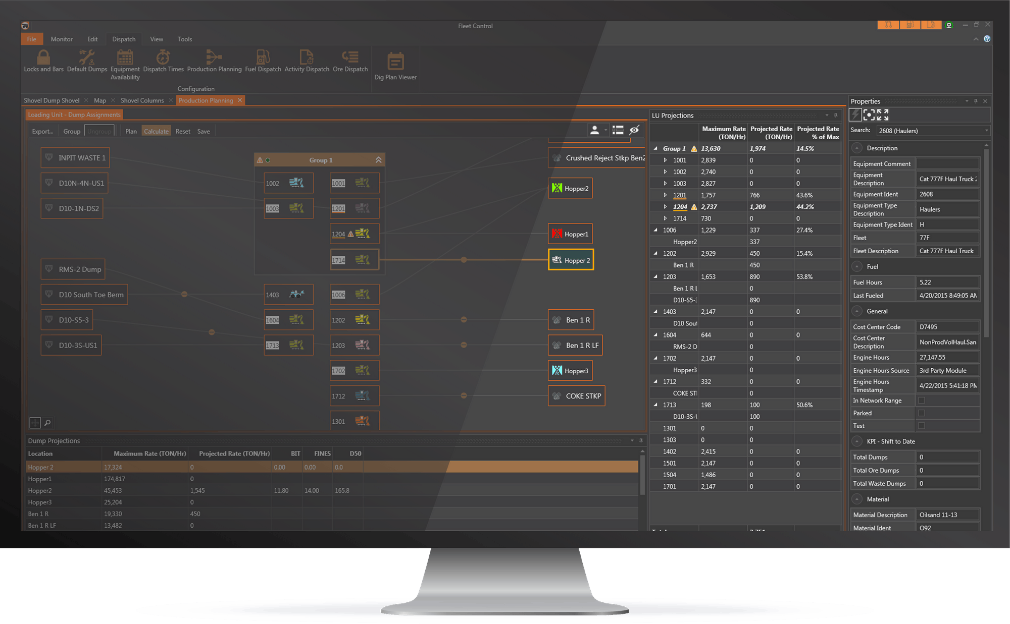 Mining Fleet | Dynamic Dispatch | Dispatching | Fleet Management ...