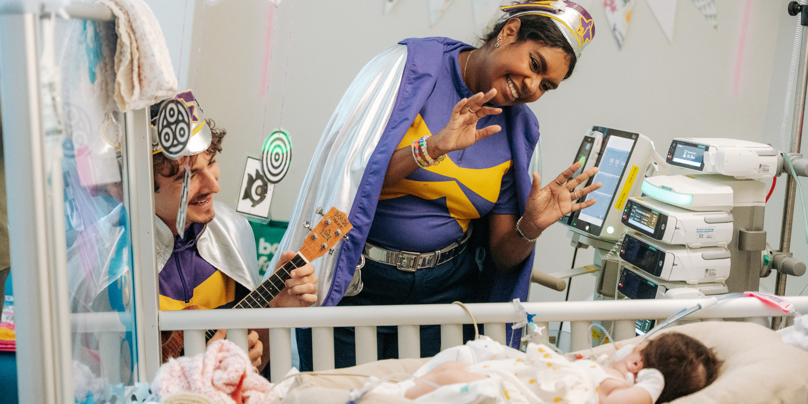 Joyful moments for brave families