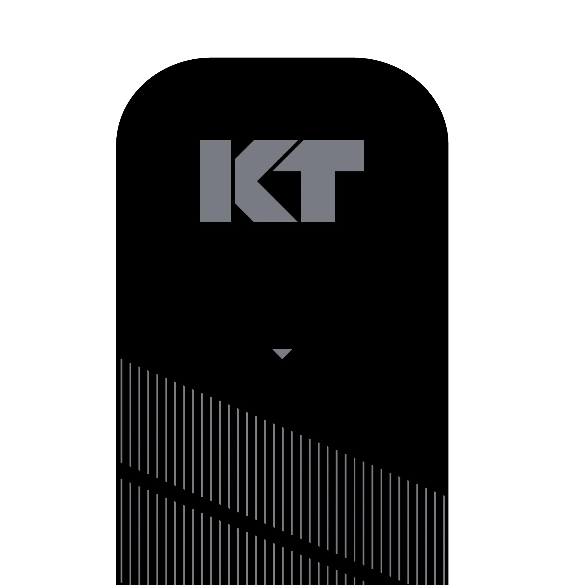 KT Tape Pro Jet Black strip close-up