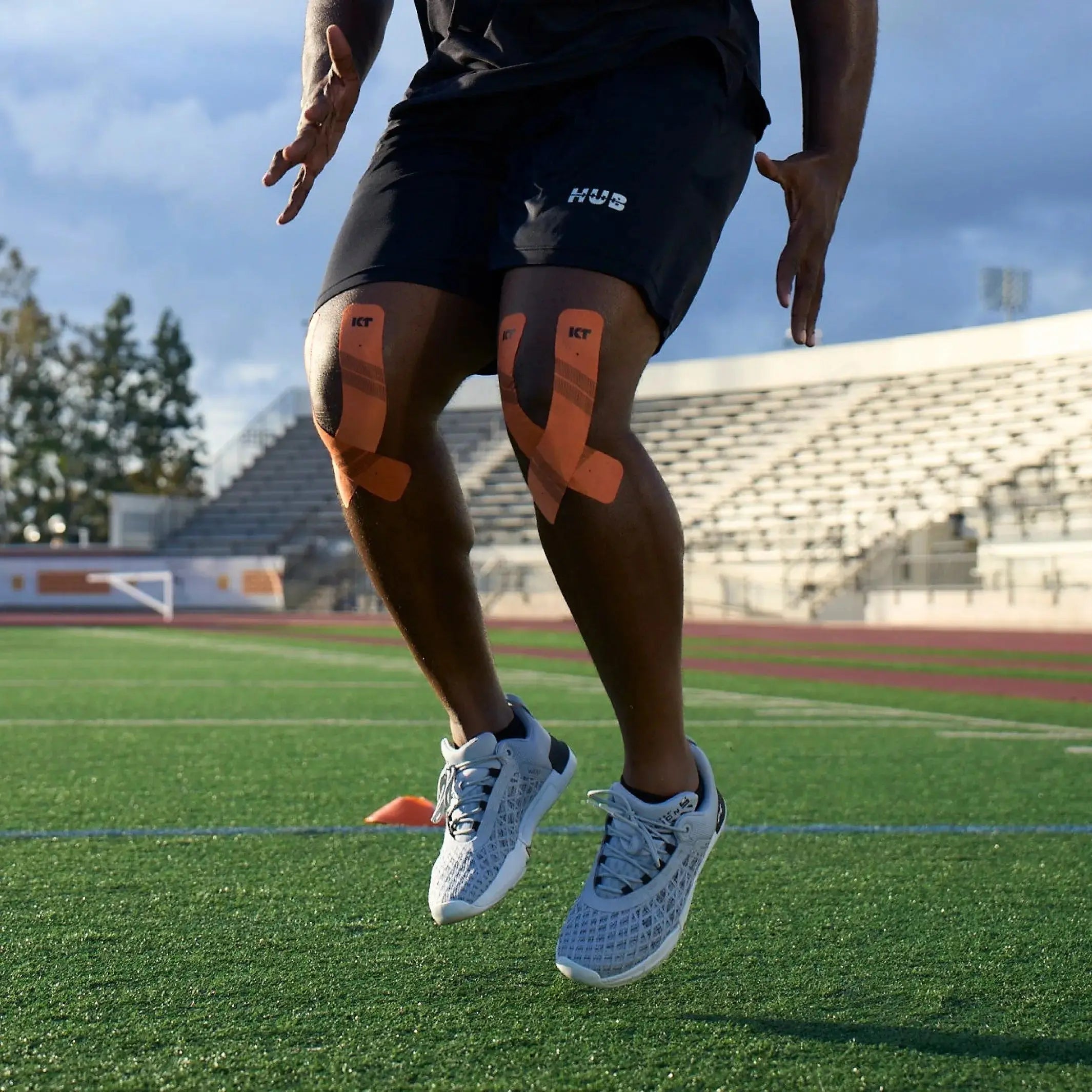 Athlete wearing KT Tape Pro