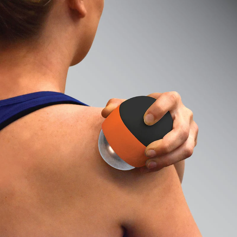 Using the Massage Ball on the shoulder