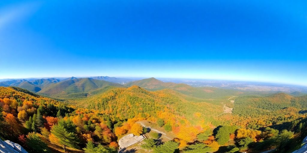 Stunning landscape view in a 360-degree virtual tour.