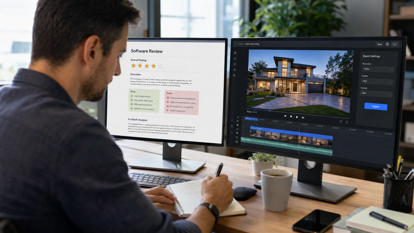 Verifying a software review claim during a free trial test