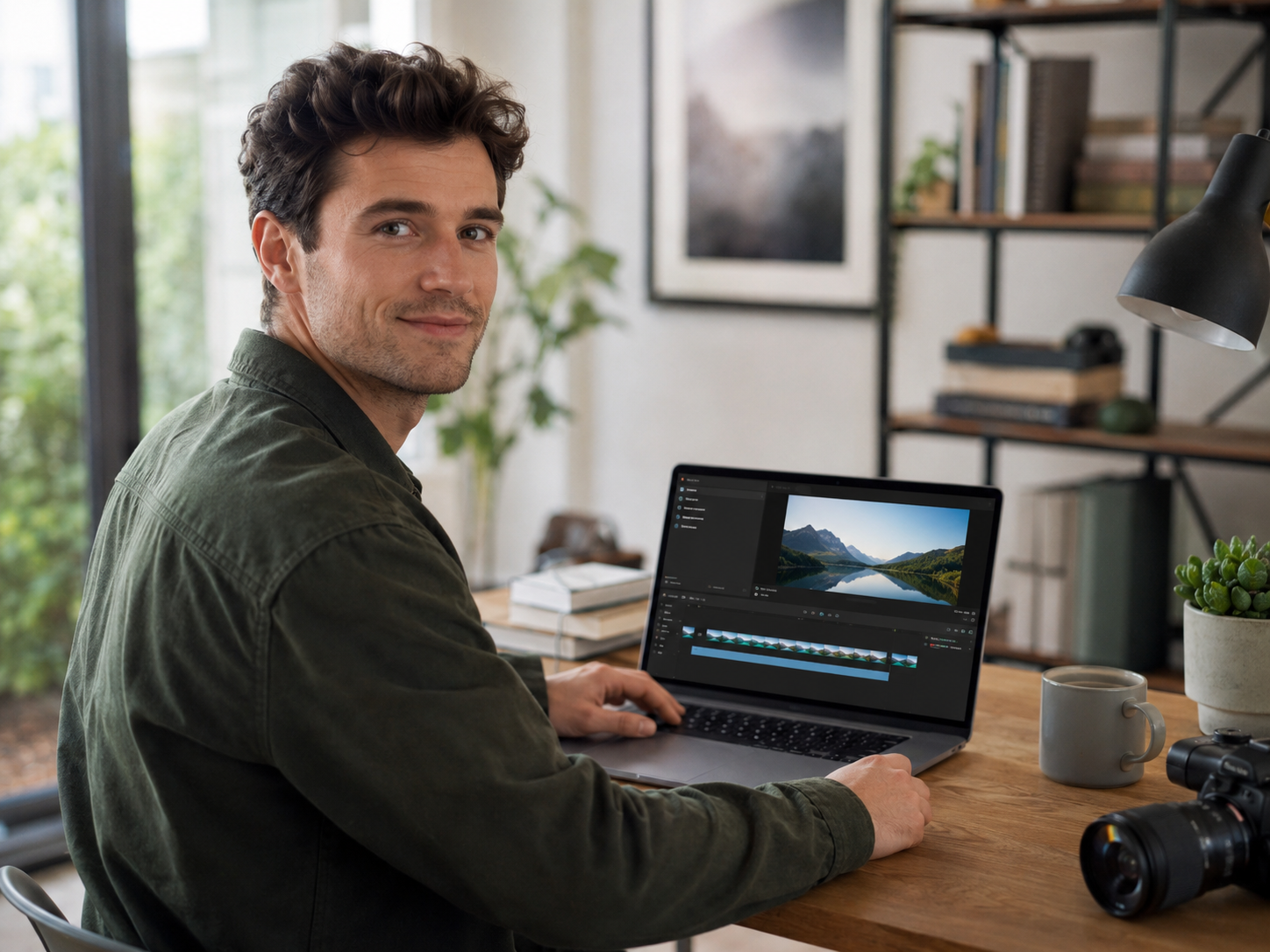 New real estate agent quickly learning a simple video software interface