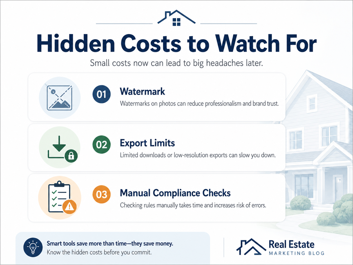 Breakdown of hidden time costs when using free real estate video software