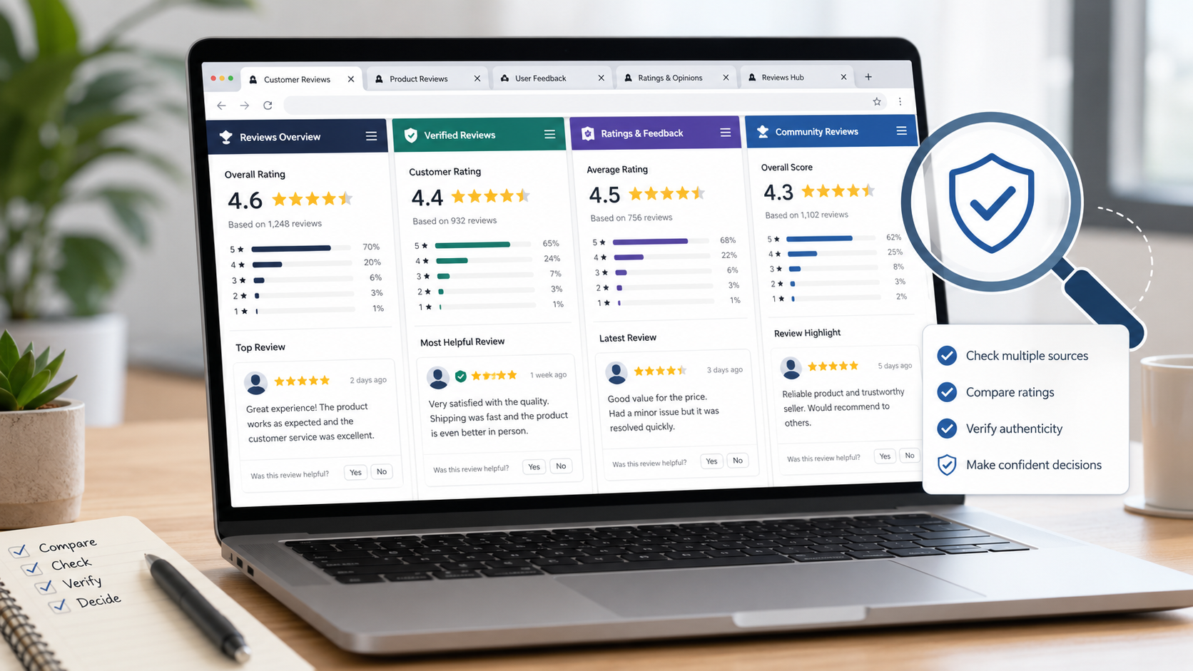 Checking real estate software reviews across multiple independent platforms