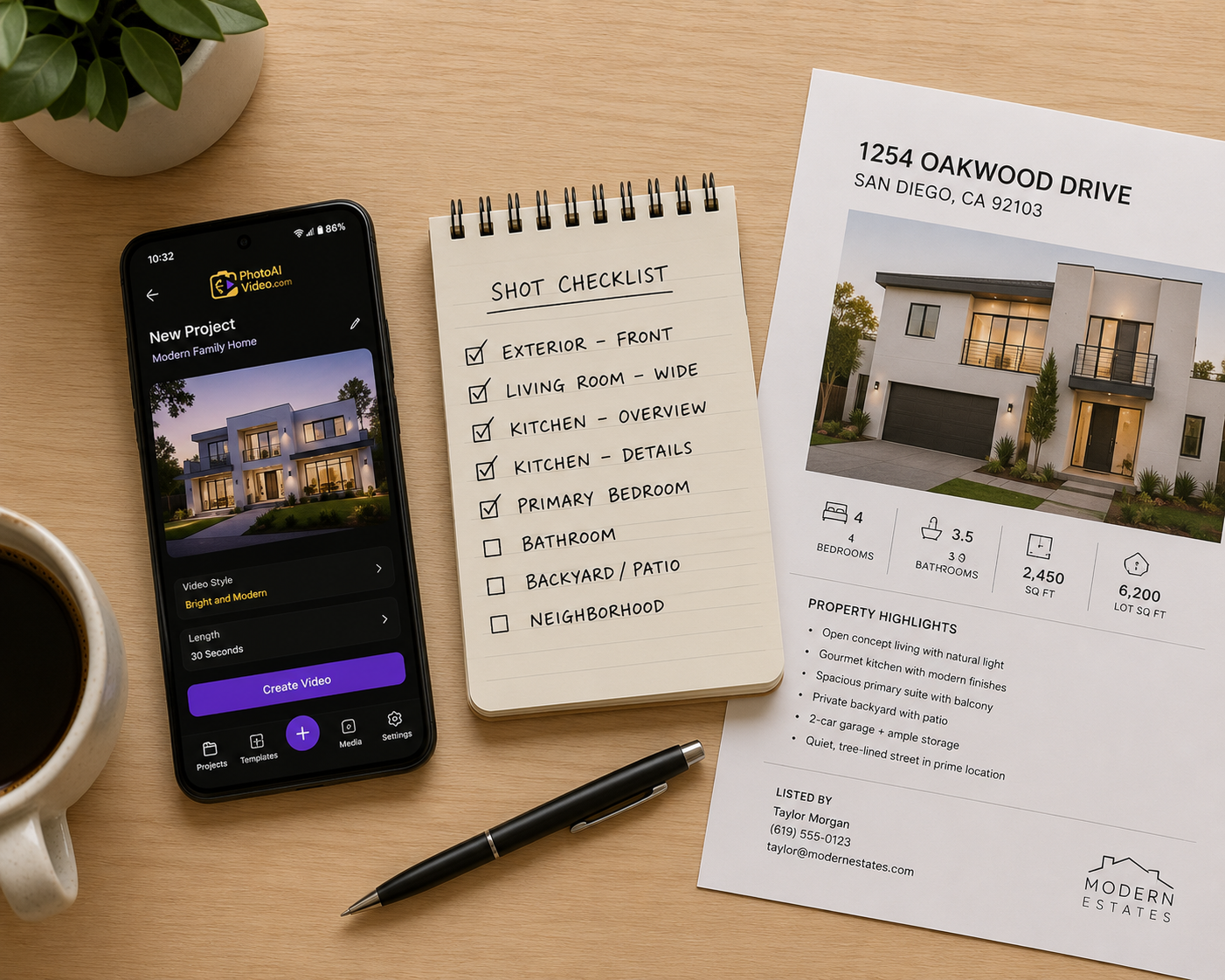 Planning a fast real estate video editing workflow on Android