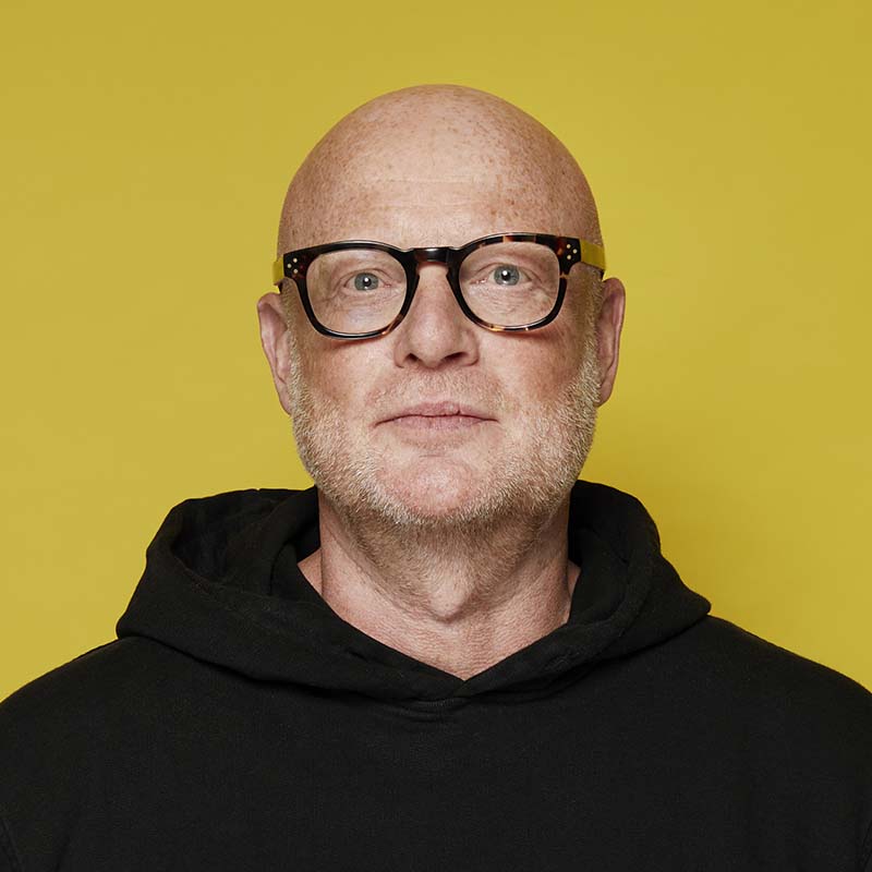 portret van Martijn Blokland, grafisch vormgever, beeldbewerker