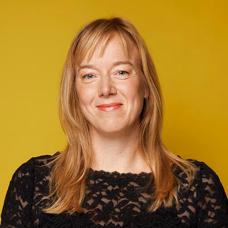 portret van Yvonne Roos. Art-directie, concept en design